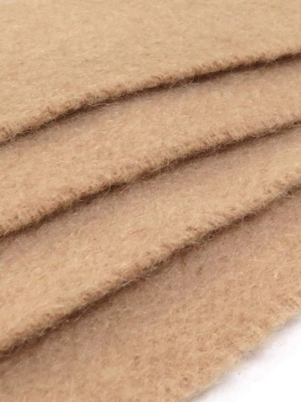 Auth HERMES Blanket Beige Brown Cashmere/Wool - Picture 4 of 8